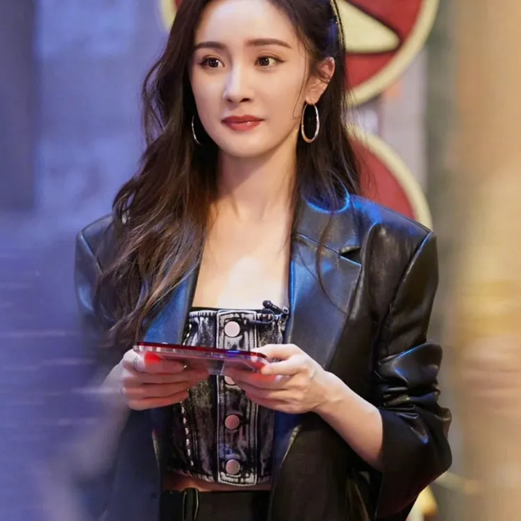 百搭千金鹅绒YM头层绵羊皮短款真皮皮衣西装宽松外套同款