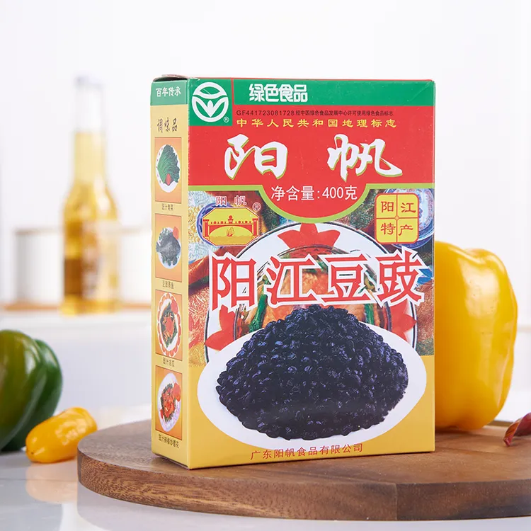 阳江豆豉阳帆牌180g/400g广东特产蒸鱼腩回锅肉蒸排骨炒菜调料
