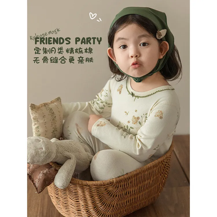 YOEHYAUL/幼悠 冬二波【童话梦境】舒适女宝家居服汉服套装 D3513
