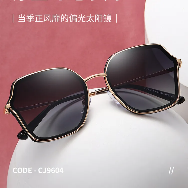 时尚潮流偏光太阳镜防紫外线女士太阳眼镜男女通用墨镜百搭司机镜