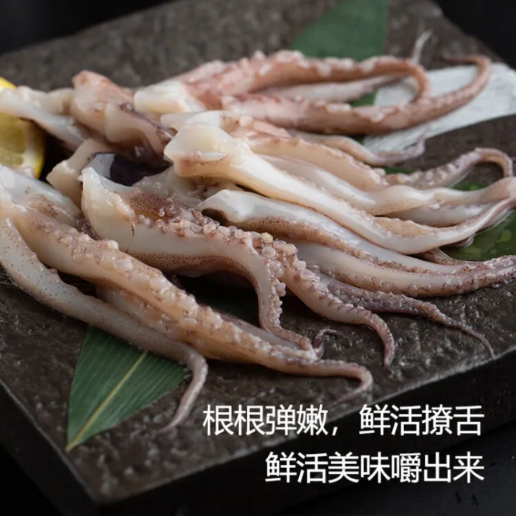 新鲜连云港批发 鱿鱼须发货8包 500g/包生鲜速冻海鲜鱿鱼烧烤爆炒