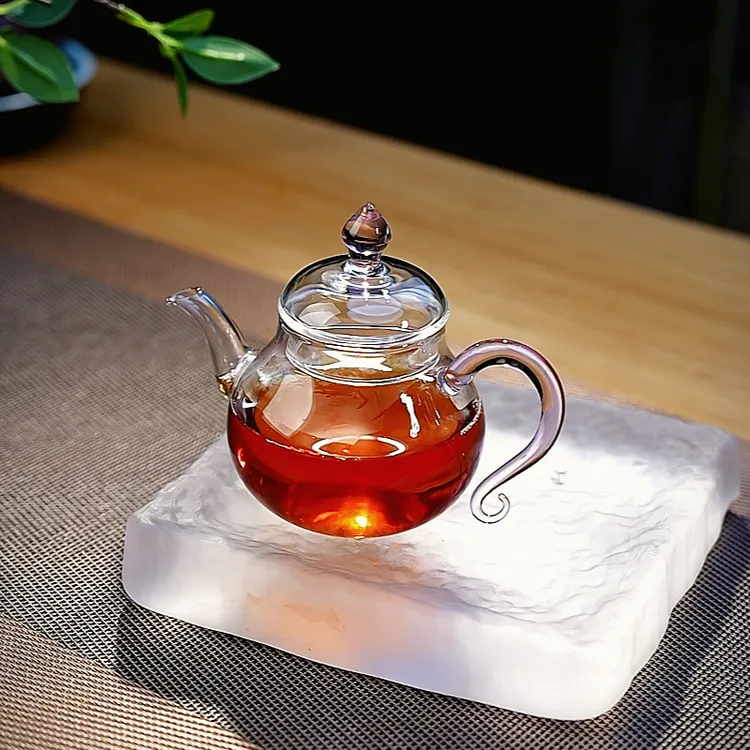 玻璃泡茶壶家用耐高温女士专用绿茶花茶壶一人用小茶壶功夫茶壶