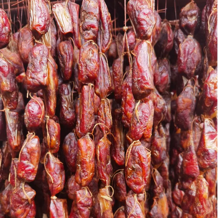 万达开烟熏香肠麻辣鲜香开州香肠非遗美食重庆开州-中国香肠之乡