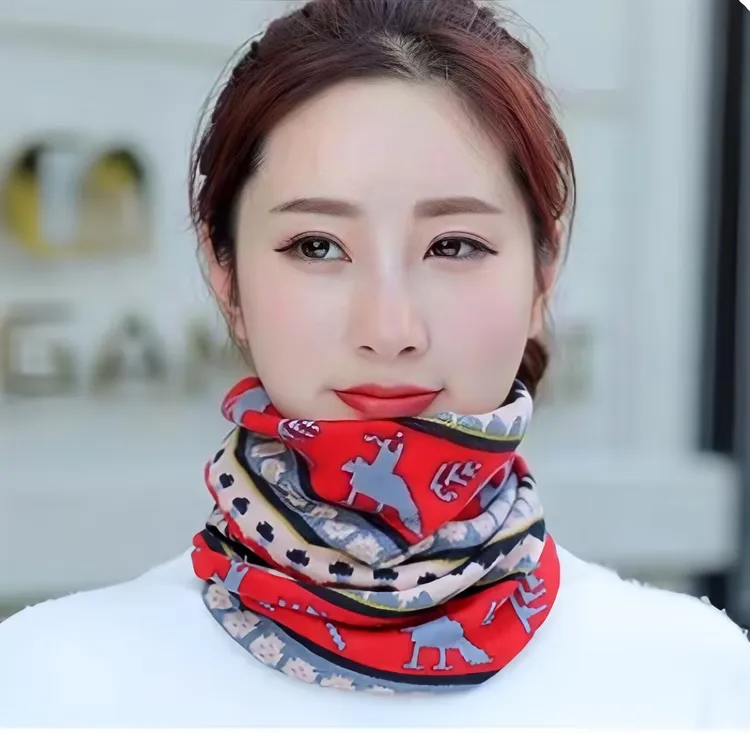 围巾针织女秋冬季百搭多功能春秋韩版百变脖套服饰配件漂亮洋气