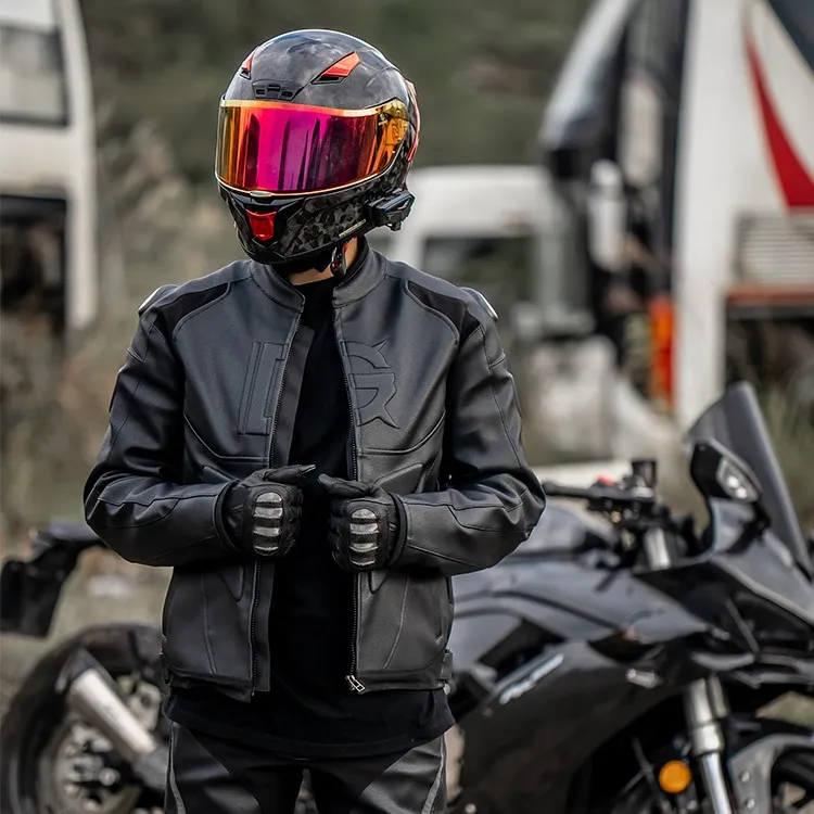 摩托车骑行皮衣冬季防寒保暖赛车服防摔夹克骑士防风男机车骑行服