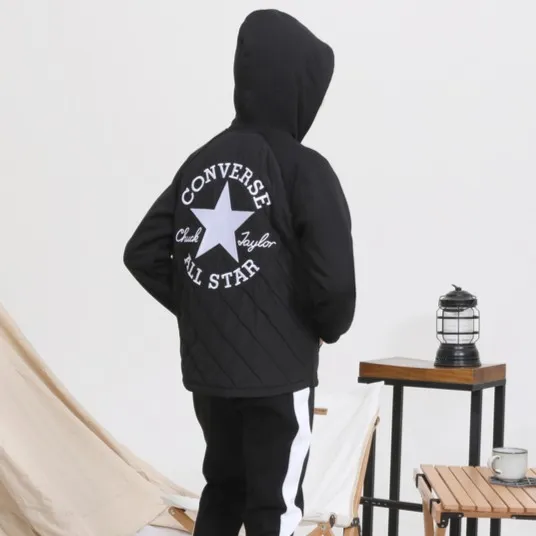 Converse匡威童装童装秋冬保暖连帽棉服CNVN-MV-B930