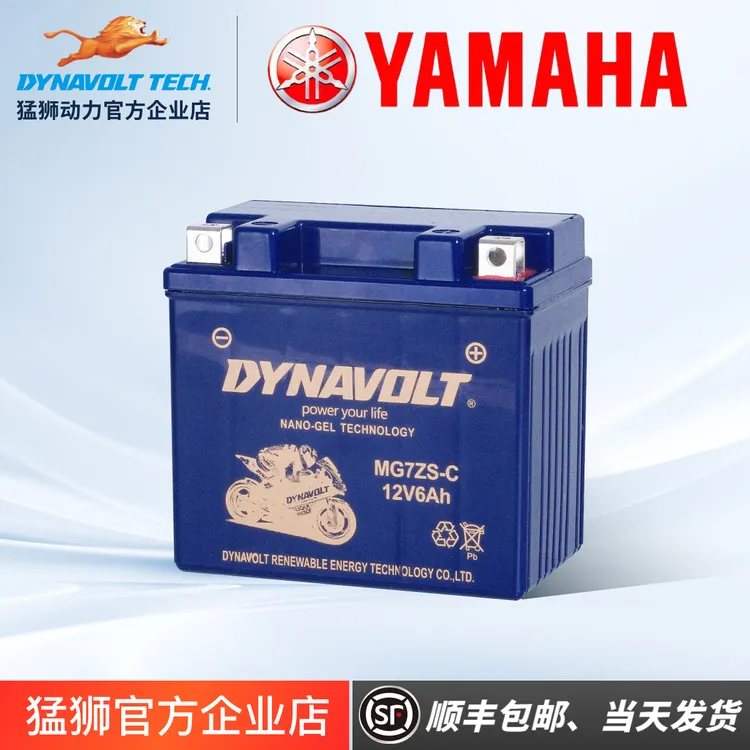 雅马哈NMAX155 NMAX150 NVX155猛狮摩托车电瓶YTZ7V GTZ7V蓄电池