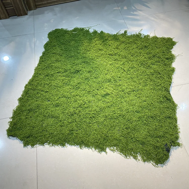 毛线苔藓地面铺陈无纺布青苔造景遮盖仿真绿植底部美陈绿布块