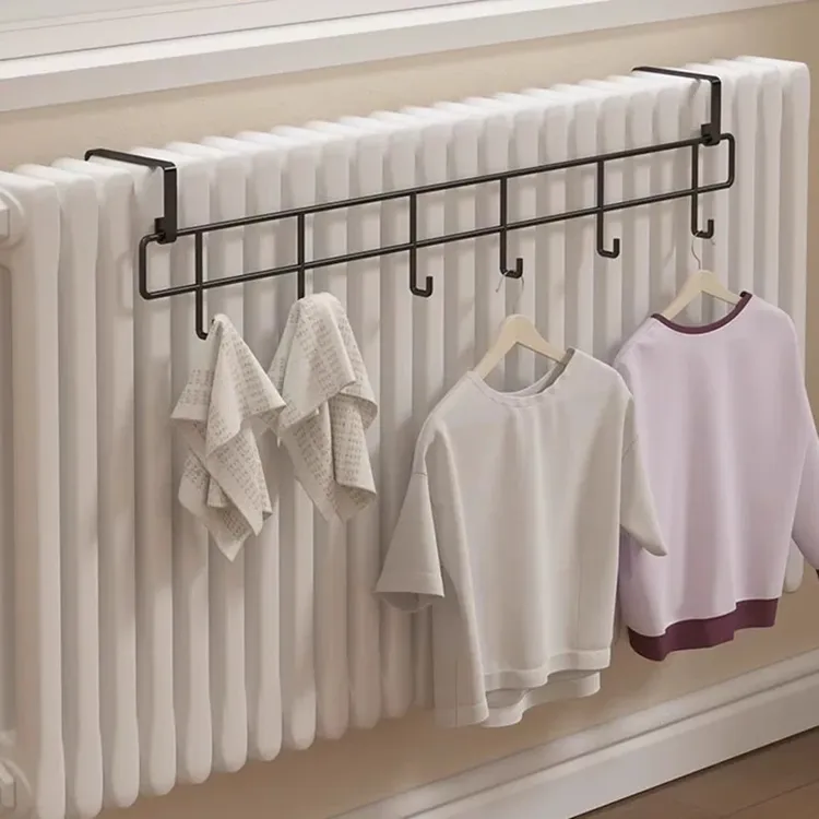 暖气片晾衣架暖气片上方置物架晾衣神器浴室卫生间毛巾架暖气挂架