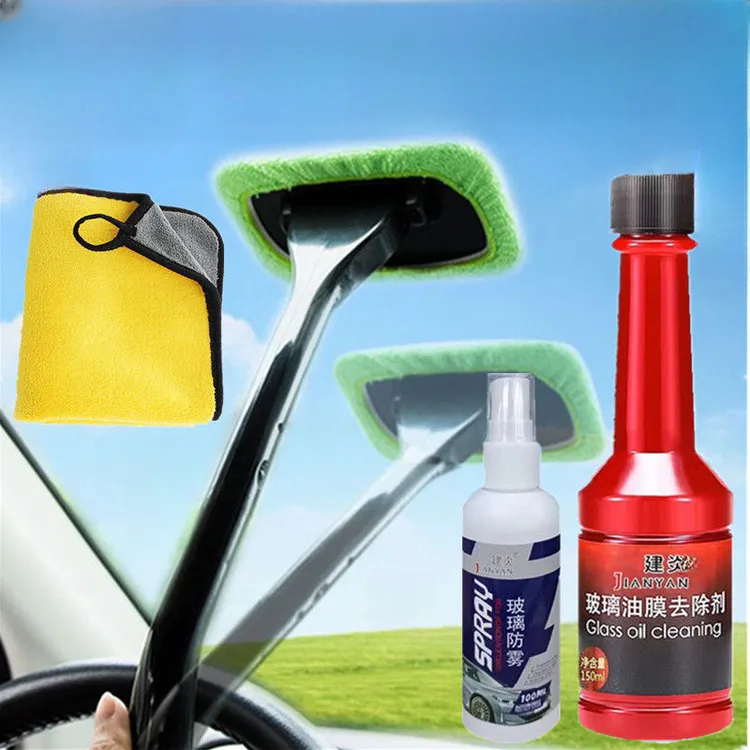 冬天汽车车内防雾剂车窗除雾刷清洁刷除尘去雾刷前挡风玻璃除雾50