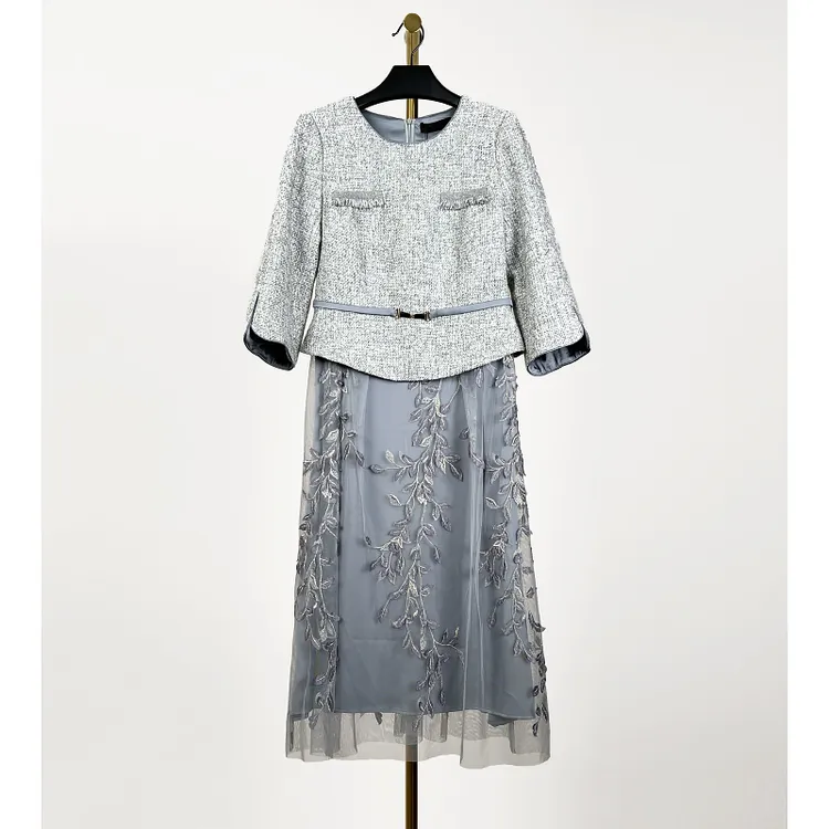 秋冬新款洋气时尚休闲百搭连衣裙 欧1139P