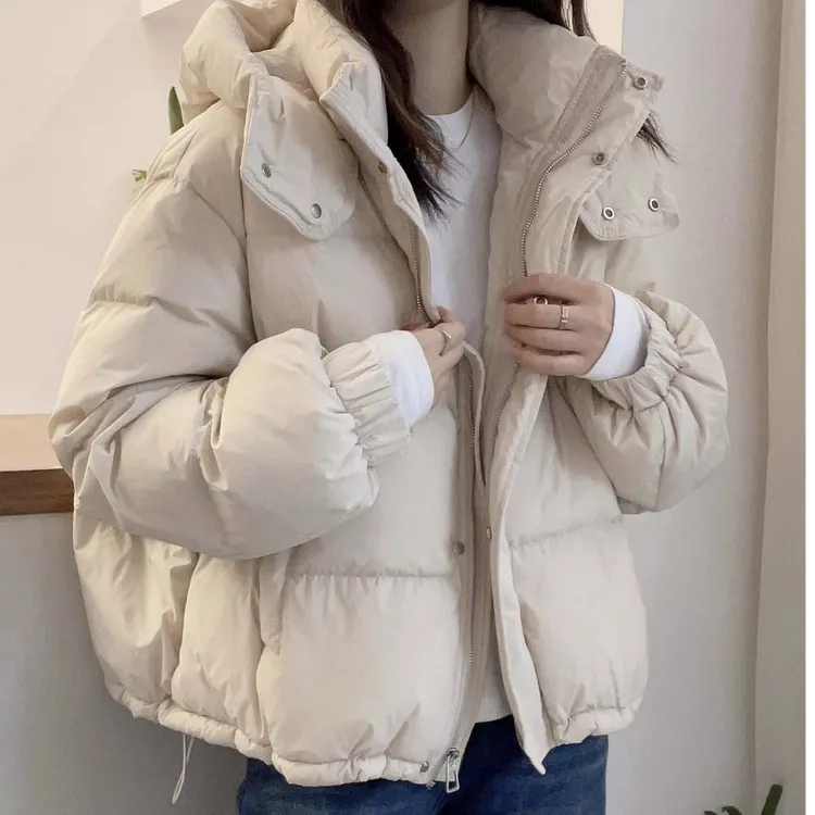 棉服女新款短款2025小个子韩版时尚宽松棉衣加厚保暖大码冬季外套