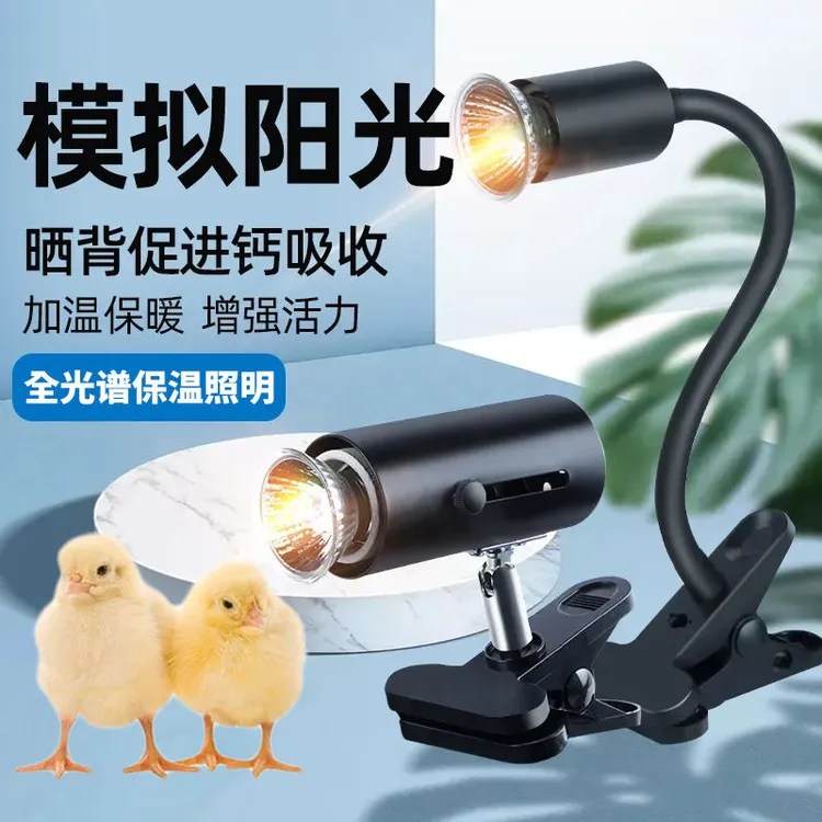 芦丁鸡爬宠鹌鹑箱育雏小鸡保温灯自动控温芦丁鸡保温养殖保温灯