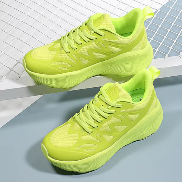 PESPANDA/佩斯熊猫男女休闲鞋缓震慢跑鞋跳绳马拉松弧形助力跑鞋1