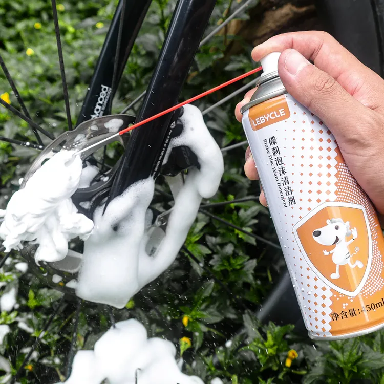乐百客碟刹清洗剂碟片沾油刹车异响自行车飞轮链条保养碟片清洁剂