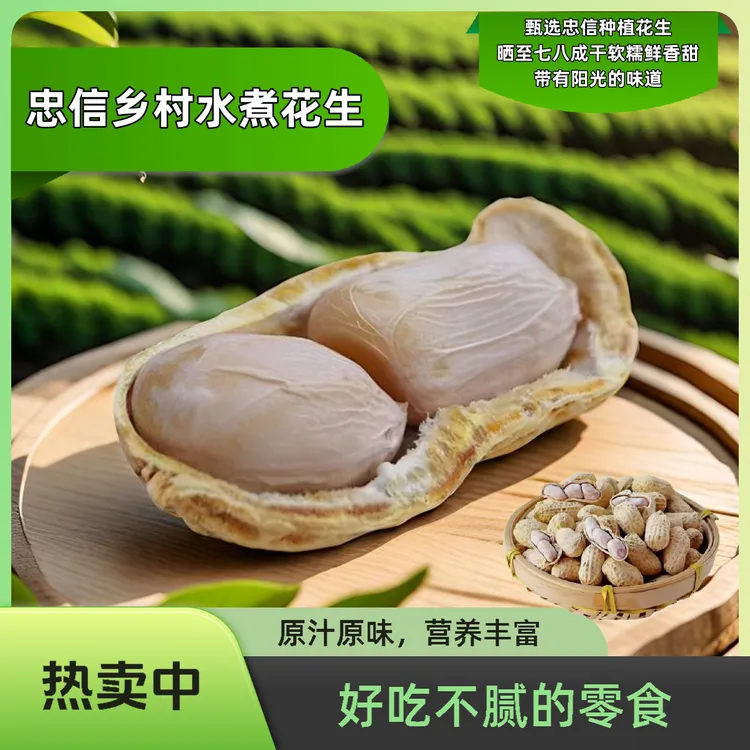 25年客家特产新鲜水煮咸干花生宝藏小店乡村特产追剧解馋原味零食