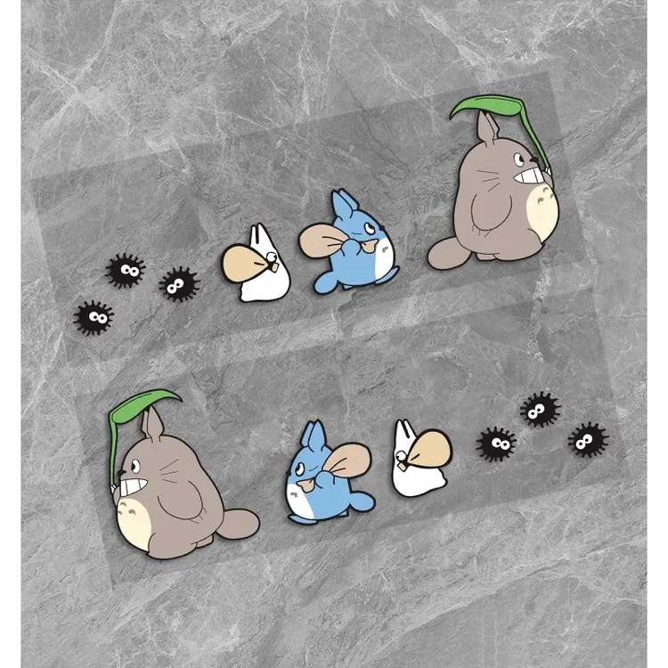 龙猫车贴汽车贴纸创意划痕遮挡贴卡通动漫电动车摩托车防水装饰贴