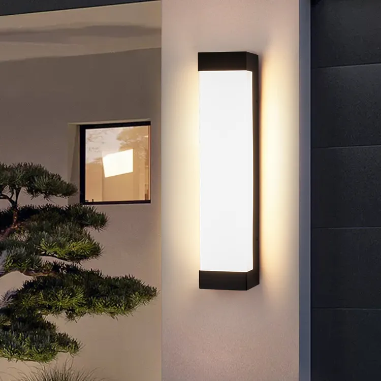 现代简约别墅庭院灯花园阳台壁灯大门口防水防锈走廊墙灯户外壁灯