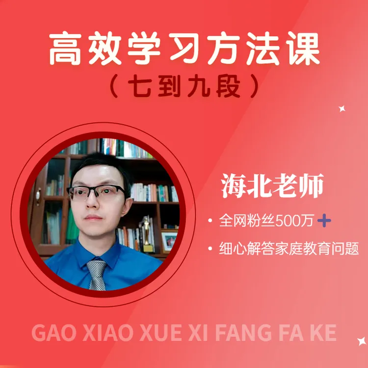  (L7-L9) 海北老师高效学习方法课 100节
