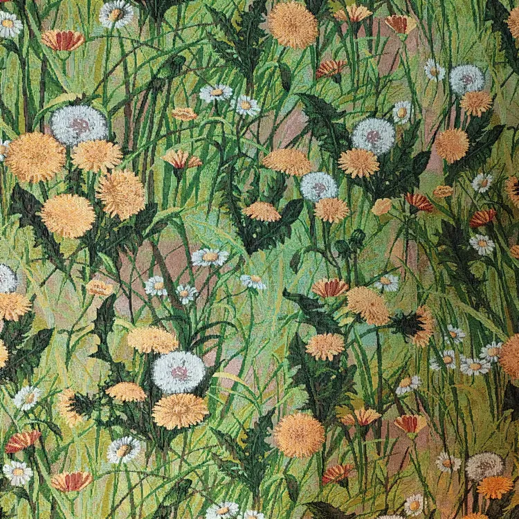 【蒲公英】油画风沙发面料