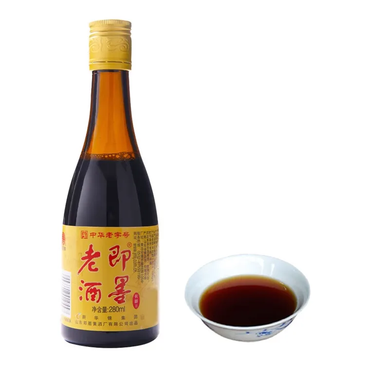 即墨老酒长新2山东青岛传统黄酒黍米酒低度半甜型瓶装黄酒手工
