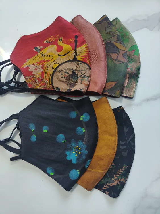 香云纱时尚舒适扣罩