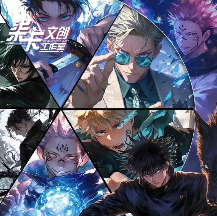 {柒卡}咒术回战周边二创色纸盲盒