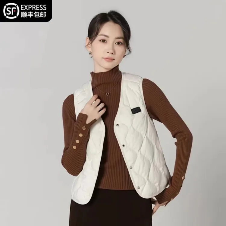 智能温控加热马甲自发热背心全身充电热马夹摩托骑行防寒冬季男女