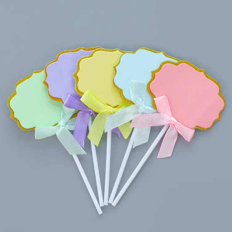 包邮生日蛋糕插牌空白可写字祝福语毕业季云朵网红派对甜品台插旗