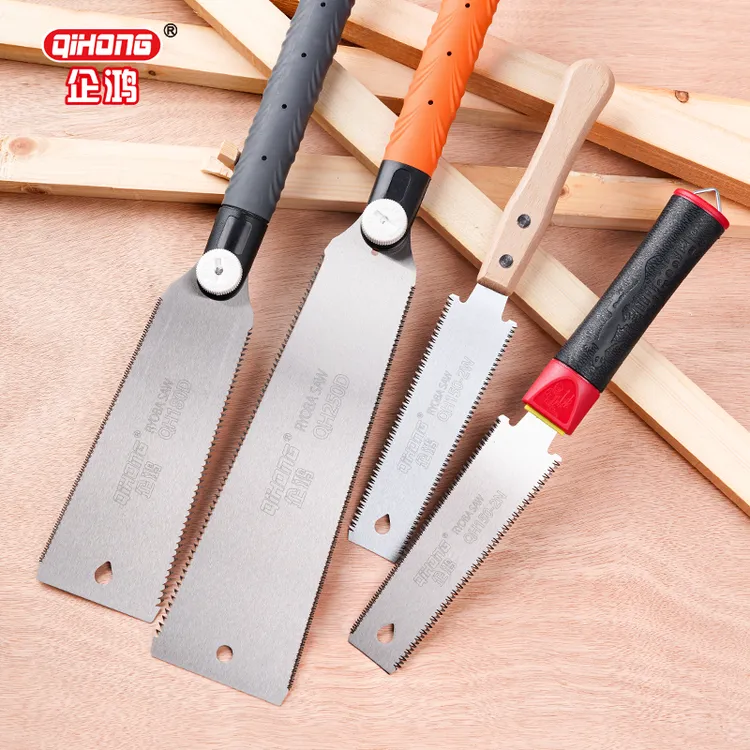 企鸿双面锯日式三倍快速锯子木工开榫精密硬木锯片伐木园林锯装修