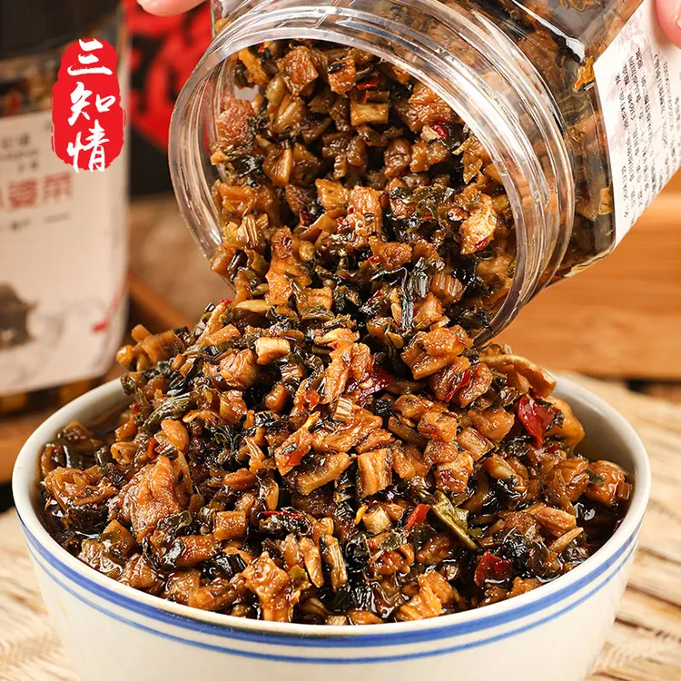 三知情 农家外婆菜280克/瓶*2瓶 爽口下饭开盖即食营养产品食用