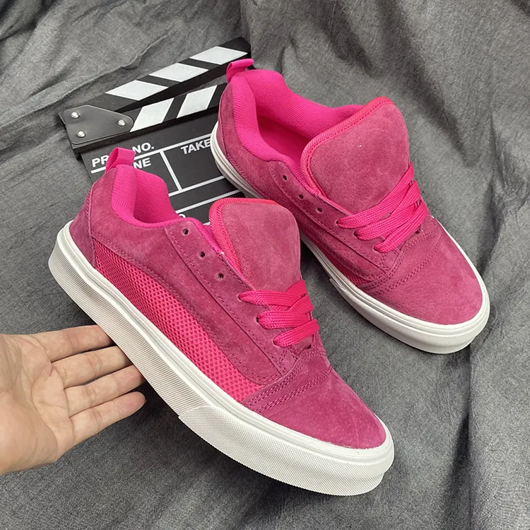 SUPSTORM面包鞋火龙果低帮板鞋玫粉色男鞋女鞋情侣款大码高街潮男