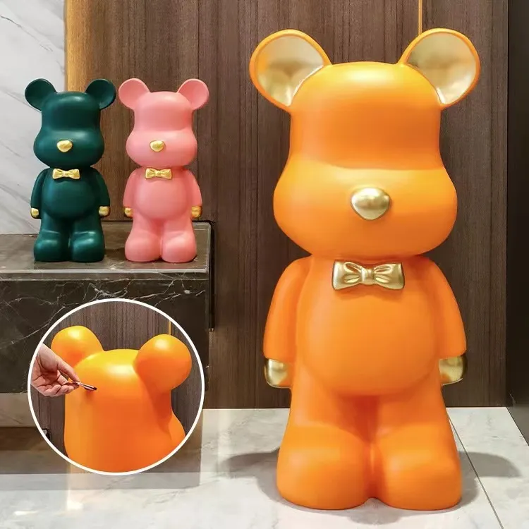 暴力熊大号存钱罐2025只进不出新款高档潮玩大气客厅储蓄罐摆件