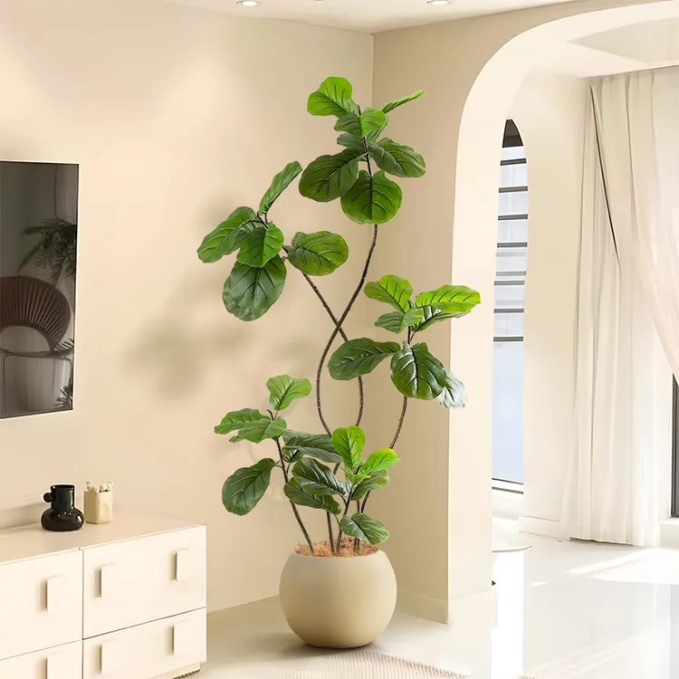 仿真琴叶榕高端轻奢室内家居大型落地摆件客厅阳台角落装饰假绿植