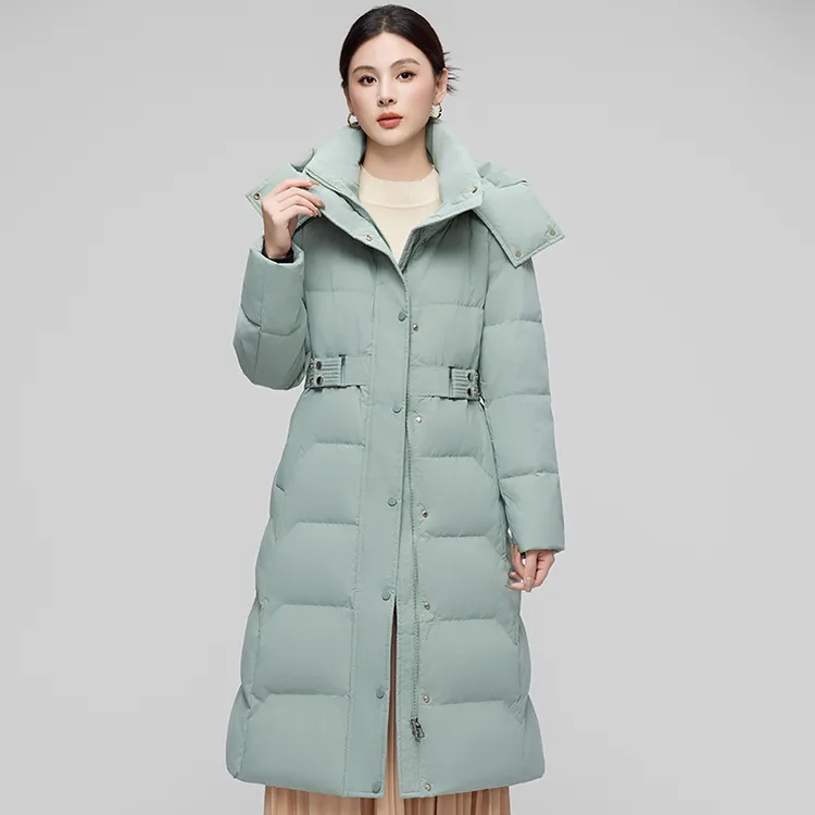 【现货+运费险】棉服女长款过膝2025新款冬季加厚保暖小个子棉衣