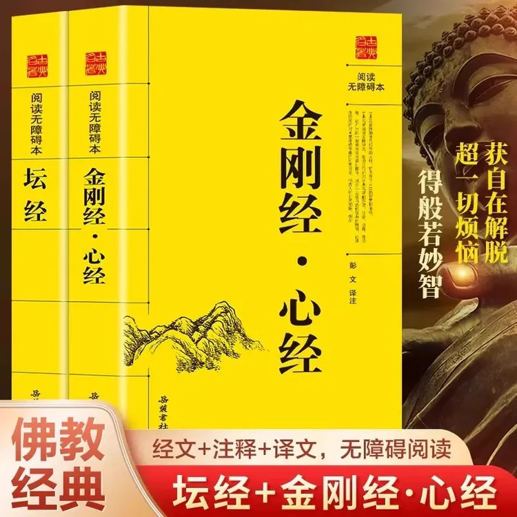 金刚经·心经 坛经 原文注释白话译文佛教十三经无障碍阅读入门书