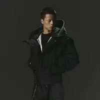 EODUP「灵傀」暗黑短宽大廓形拉链连帽3M暖绒尼龙棉服外套bomber