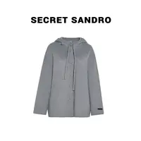 【连帽大衣】【多娜&Secret Sandro粉丝专享】毛呢 V84293101N