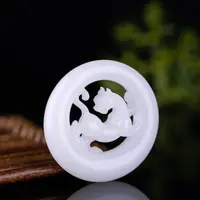 【40克虎虎生威】50*50*12mm新疆和田玉精选镯心料玉质细腻温润