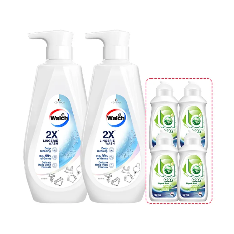 威露士2X除菌内衣净500ml*2+la内衣净90ml*4