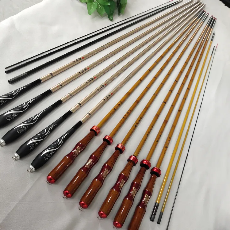 鸿运鲫鱼竿超轻超细28调鲫鱼竿长节竿高碳素台钓竿钢筋竿鲫鲤综合