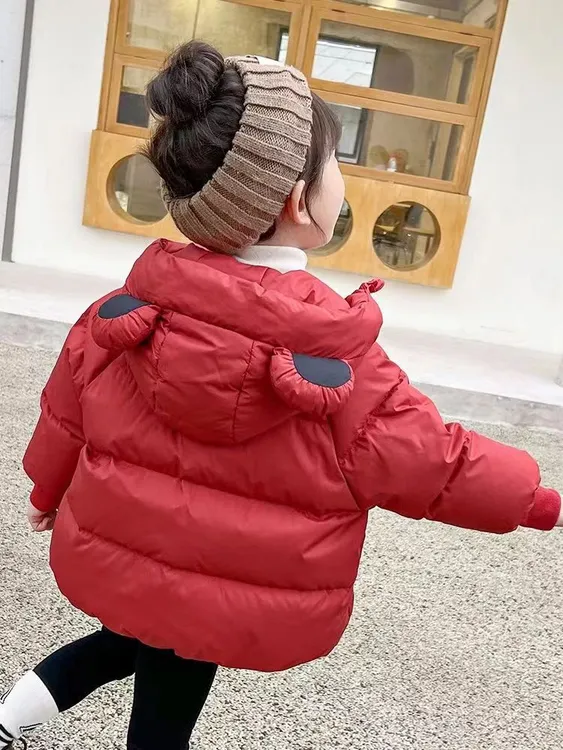 新款加厚儿童羽丝服男童女童保暖面包服婴幼儿小童宝宝冬季童装潮