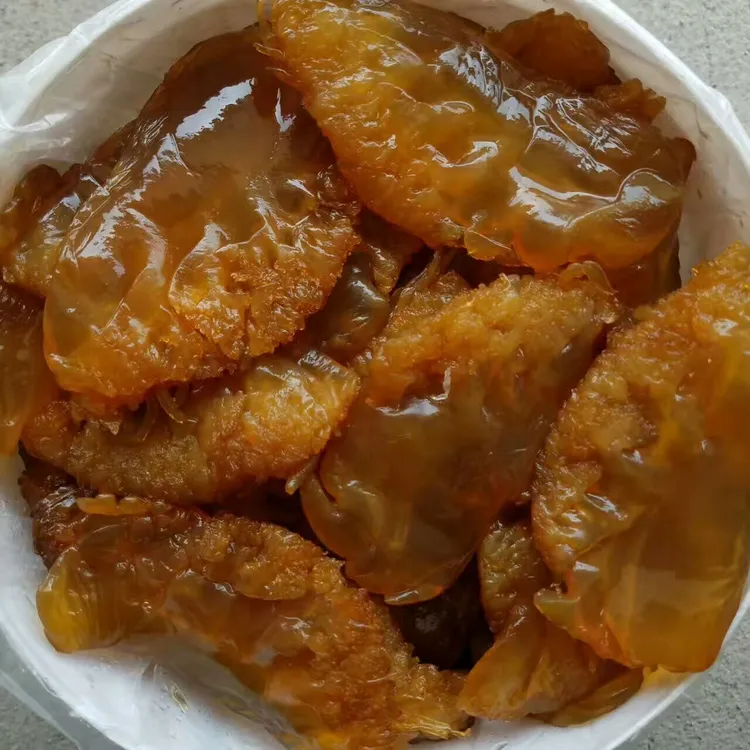 红花海蜇头 鲜脆爽口海鲜凉拌菜 盐渍海蜇头 3斤5斤桶装批发包邮