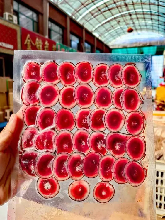 梅花乡新鲜鹿茸片 20克 产地直发 新鲜带血鹿茸发货 泡酒煲汤