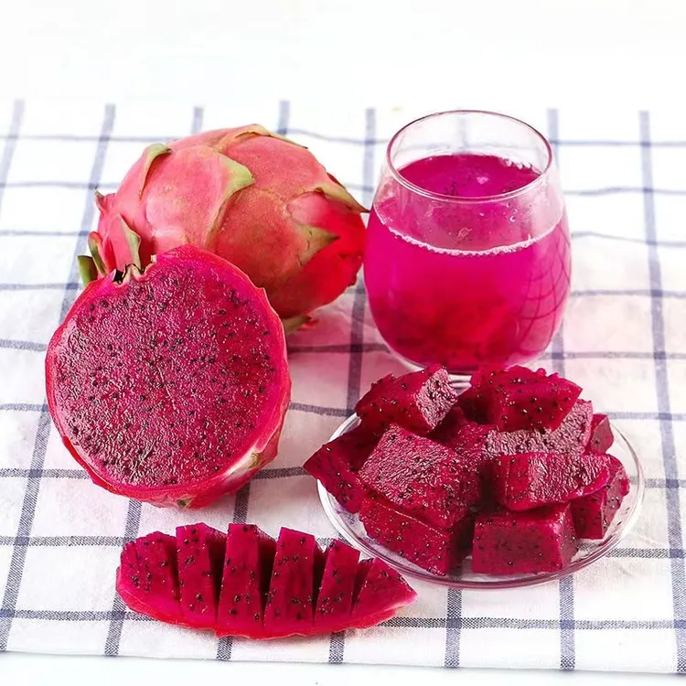 当季火龙果整箱新鲜现摘5斤红心火龙果味甜薄皮孕妇大果靓果