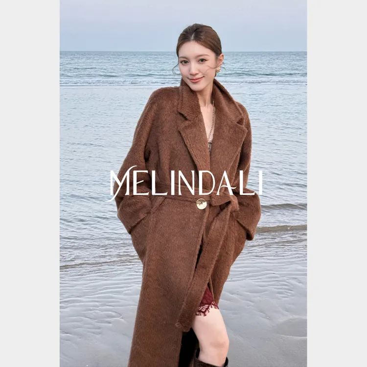 Melinda Li【传承苏力】梦颖私服嵿奢秘鲁阿尔巴卡羊驼毛苏力大衣