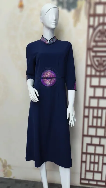 贴钻工艺棉麻有弹力不起皱好打理