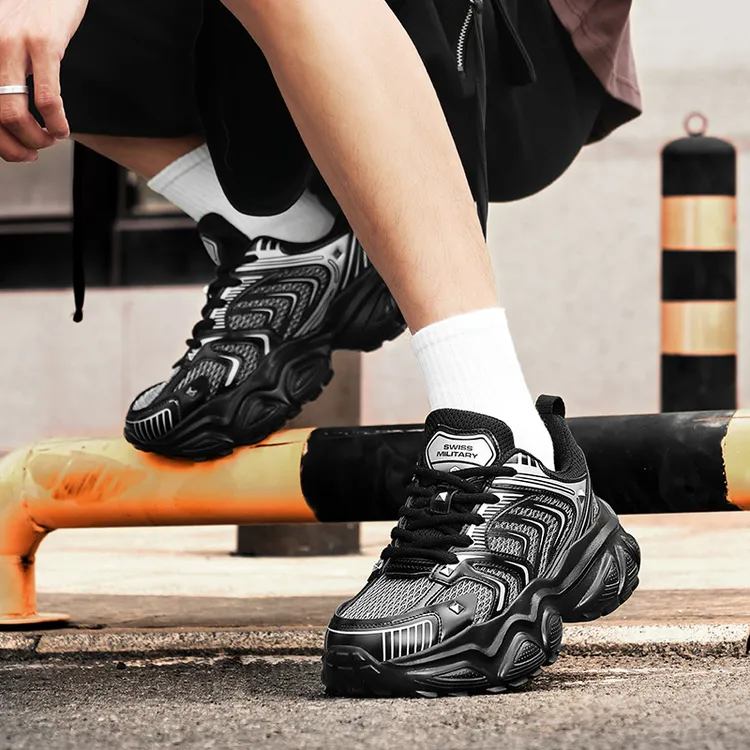 【Sissi专属】SWISS MILITARY潮流时尚舒适透气减震老爹鞋