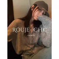 【米白色】开衫外套3524超柔软高品质圆领针织毛衣