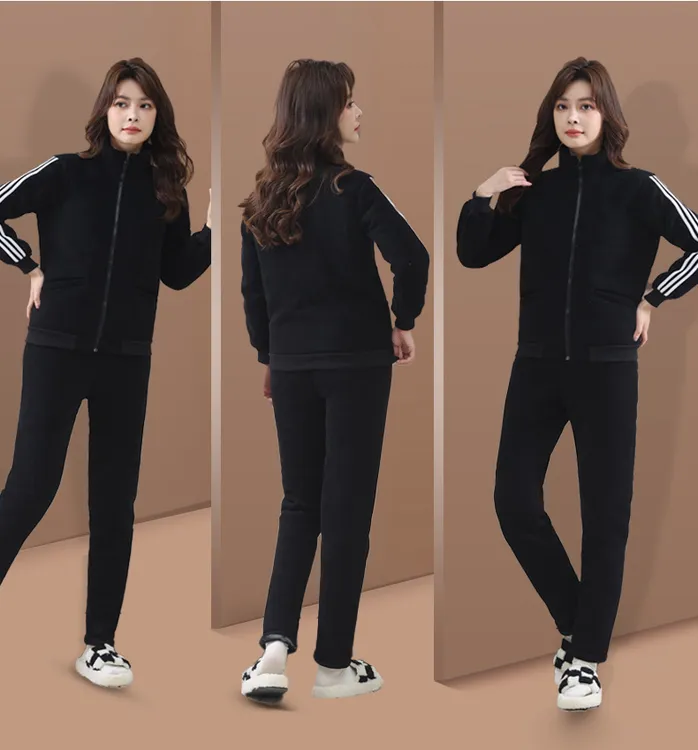 爆款3条杠情侣家居服